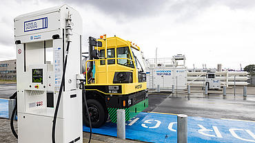 HHLA eröffnet Wasserstoff-Testfeld im Hamburger Hafen